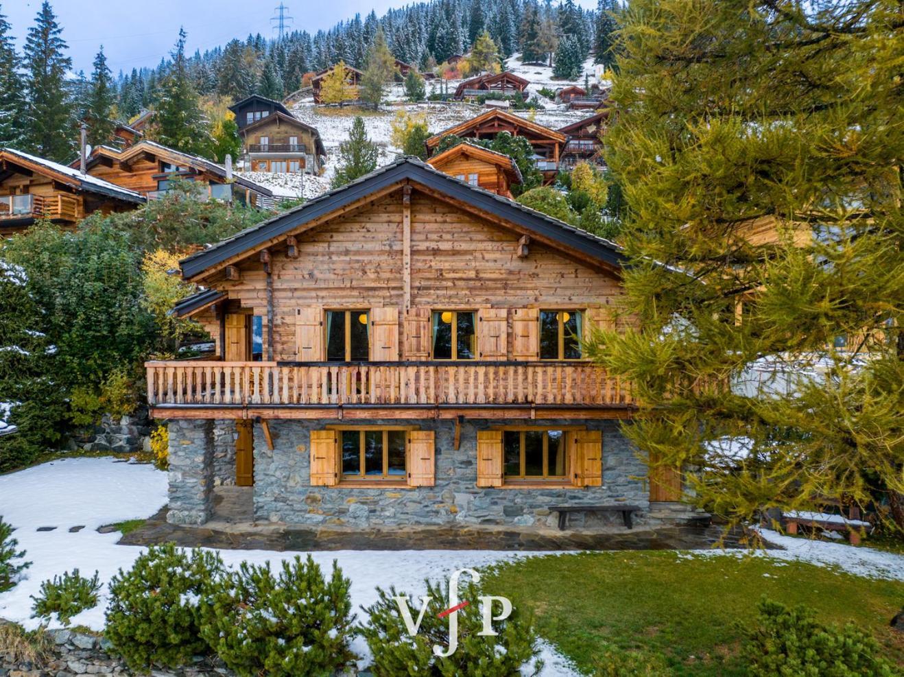 L'Alouvy Winter Dream Chalet For Family At Verbier Villa Eksteriør billede